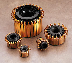 TCC molded shell commutators